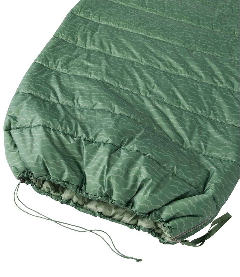 Adults' L.L.Bean Puffer Sleeping Bag, 40° Print | L.L.Bean Value