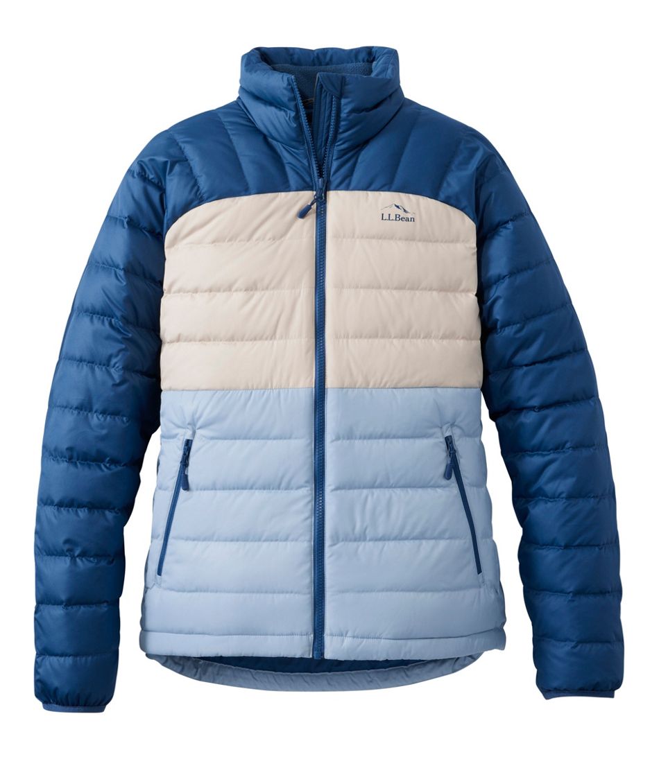 Women's Bean's Down Jacket, Colorblock | L.L.Bean Latest