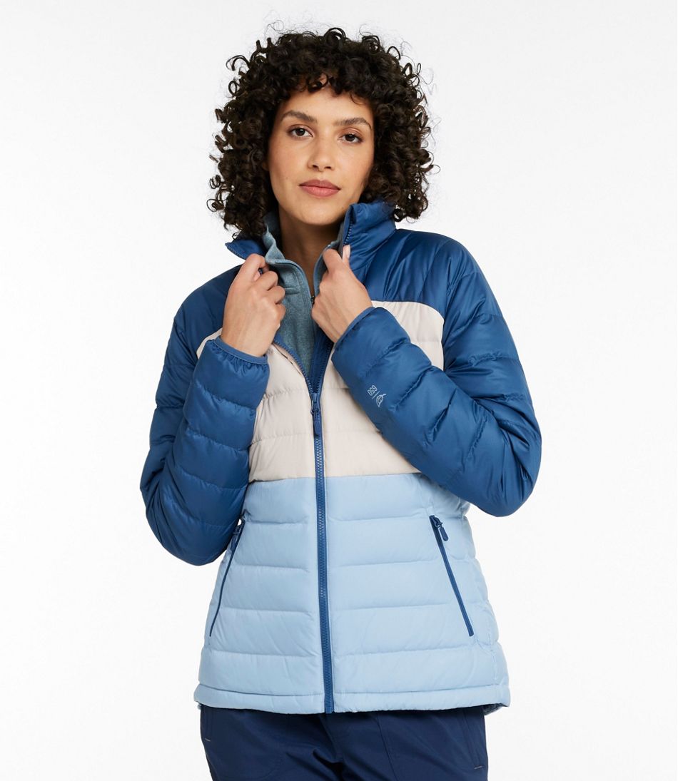 Women's Bean's Down Jacket, Colorblock | L.L.Bean Latest