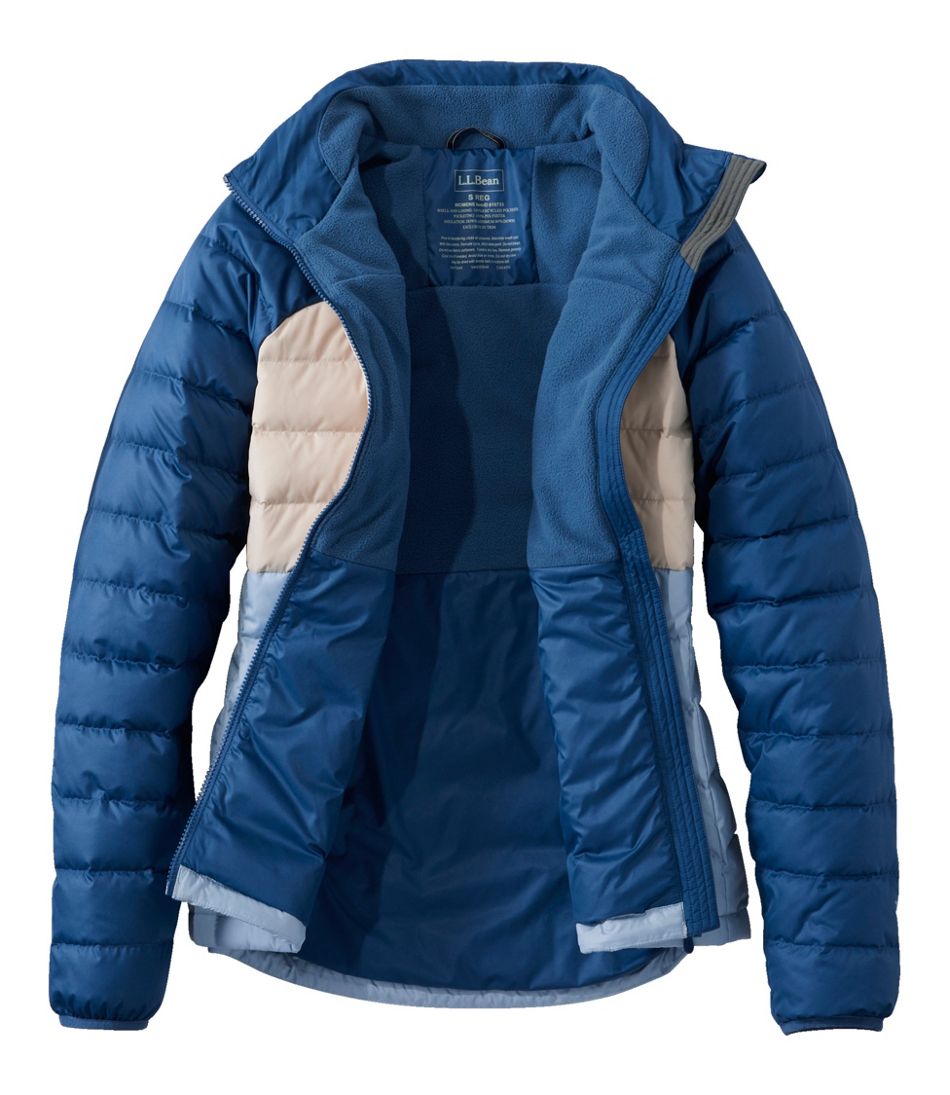 Women's Bean's Down Jacket, Colorblock | L.L.Bean Latest