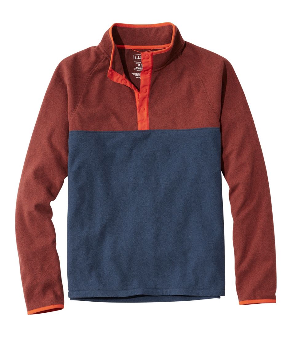 Men's All Season Access Fleece Pullover, Colorblock | L.L.Bean Popular