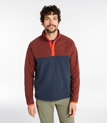 Men's All Season Access Fleece Pullover, Colorblock | L.L.Bean Popular