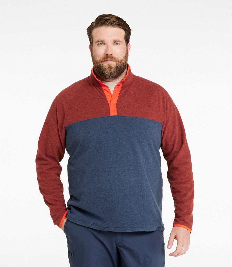 Men's All Season Access Fleece Pullover, Colorblock | L.L.Bean Popular