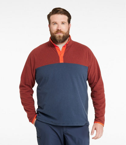 Men's All Season Access Fleece Pullover, Colorblock | L.L.Bean Popular