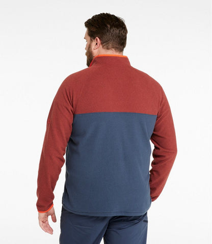 Men's All Season Access Fleece Pullover, Colorblock | L.L.Bean Popular