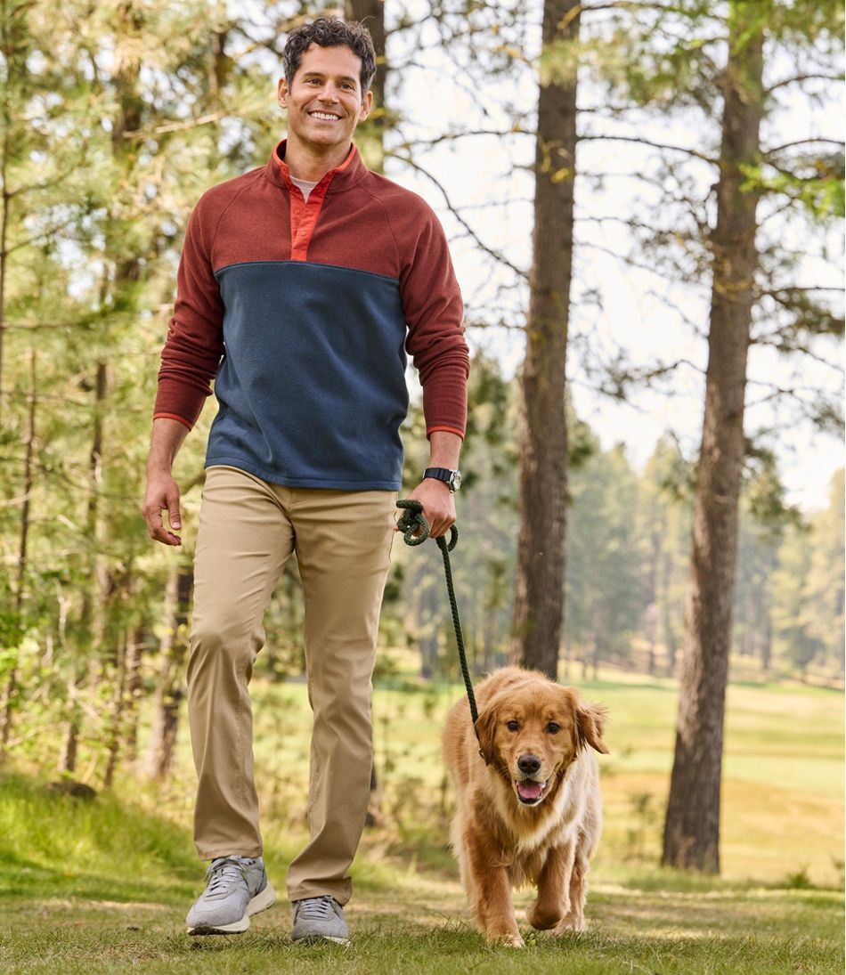Men's All Season Access Fleece Pullover, Colorblock | L.L.Bean Popular