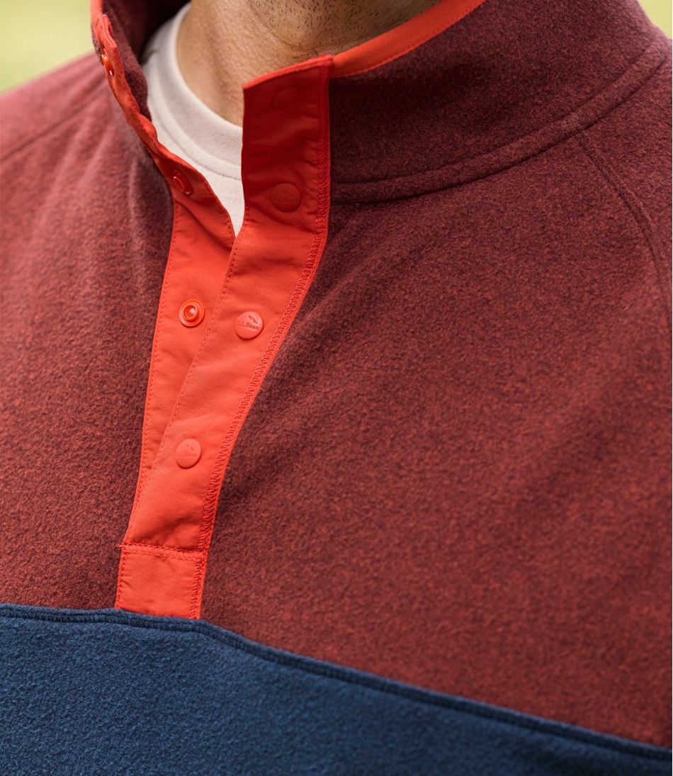 Men's All Season Access Fleece Pullover, Colorblock | L.L.Bean Popular