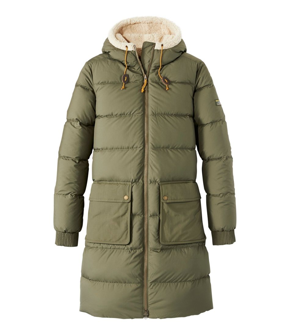 Women's Mountain Classic Down Coat, Sherpa-Lined | L.L.Bean Classic