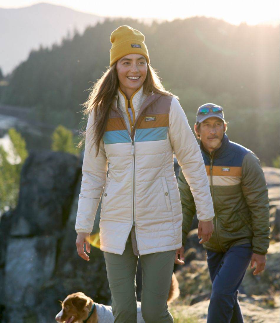 Women's Mountain Classic Puffer Coat, Colorblock | L.L.Bean Classic