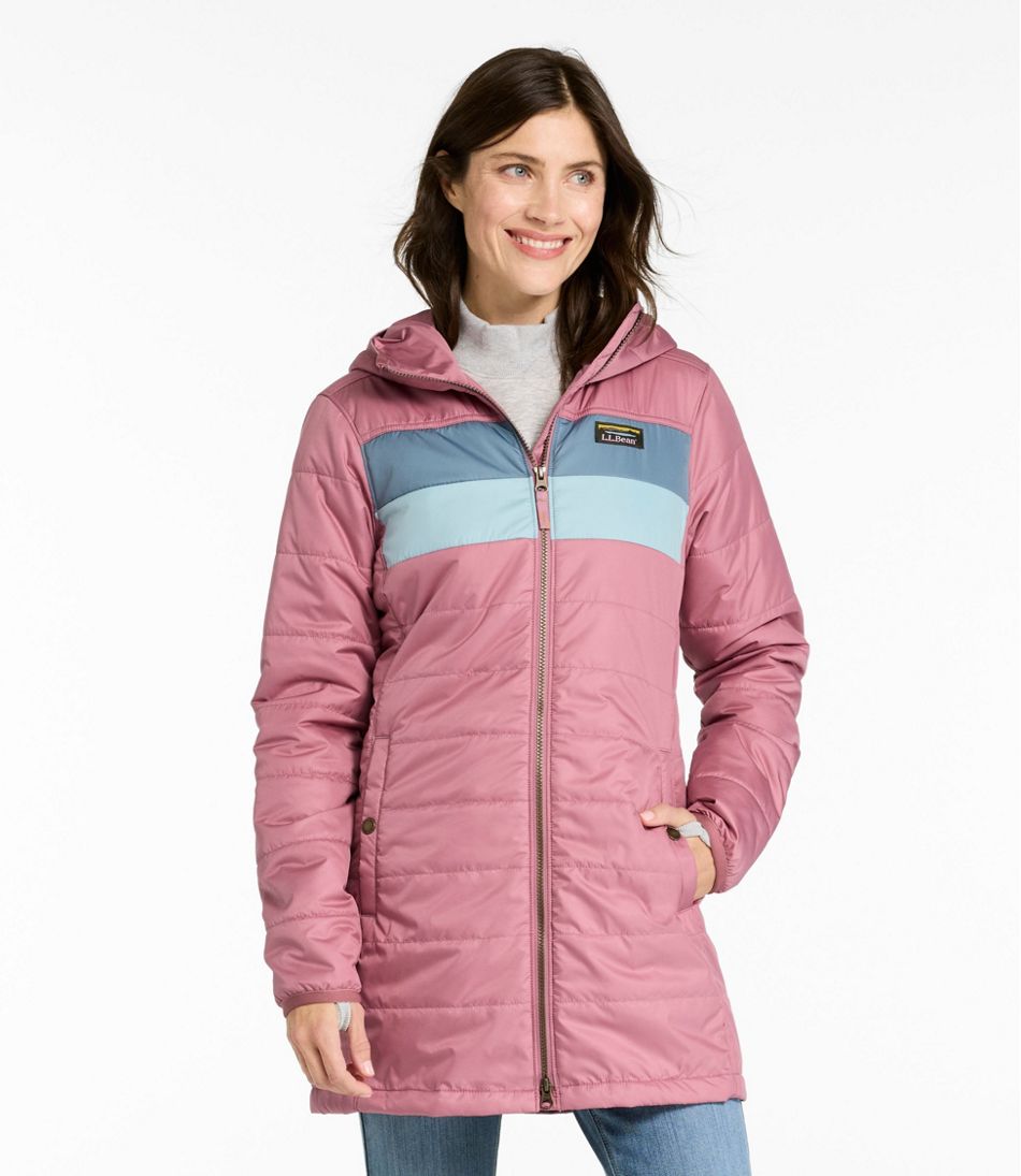Women's Mountain Classic Puffer Coat, Colorblock | L.L.Bean Classic