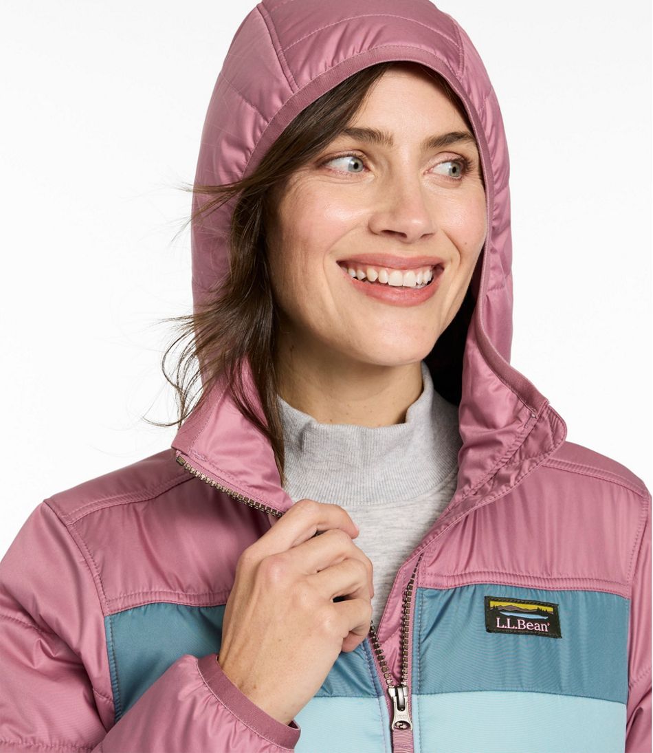 Women's Mountain Classic Puffer Coat, Colorblock | L.L.Bean Classic