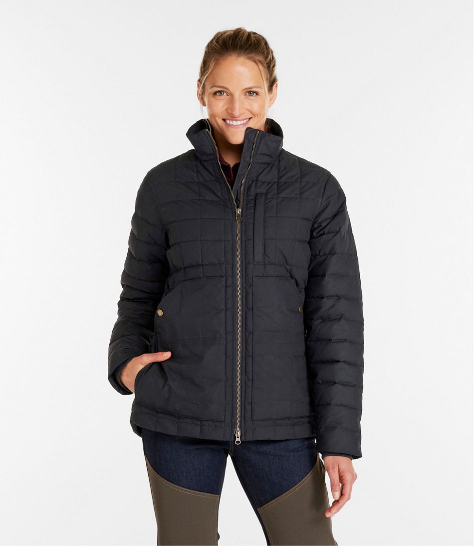 Women's L.L.Bean Upcountry Waxed Cotton Down Sweater | L.L.Bean Value