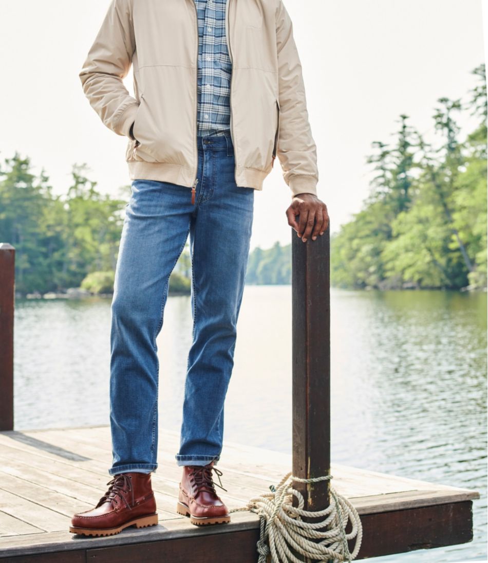 Men's BeanFlex® Jeans, Standard Athletic Fit, Straight Leg | L.L.Bean Classic