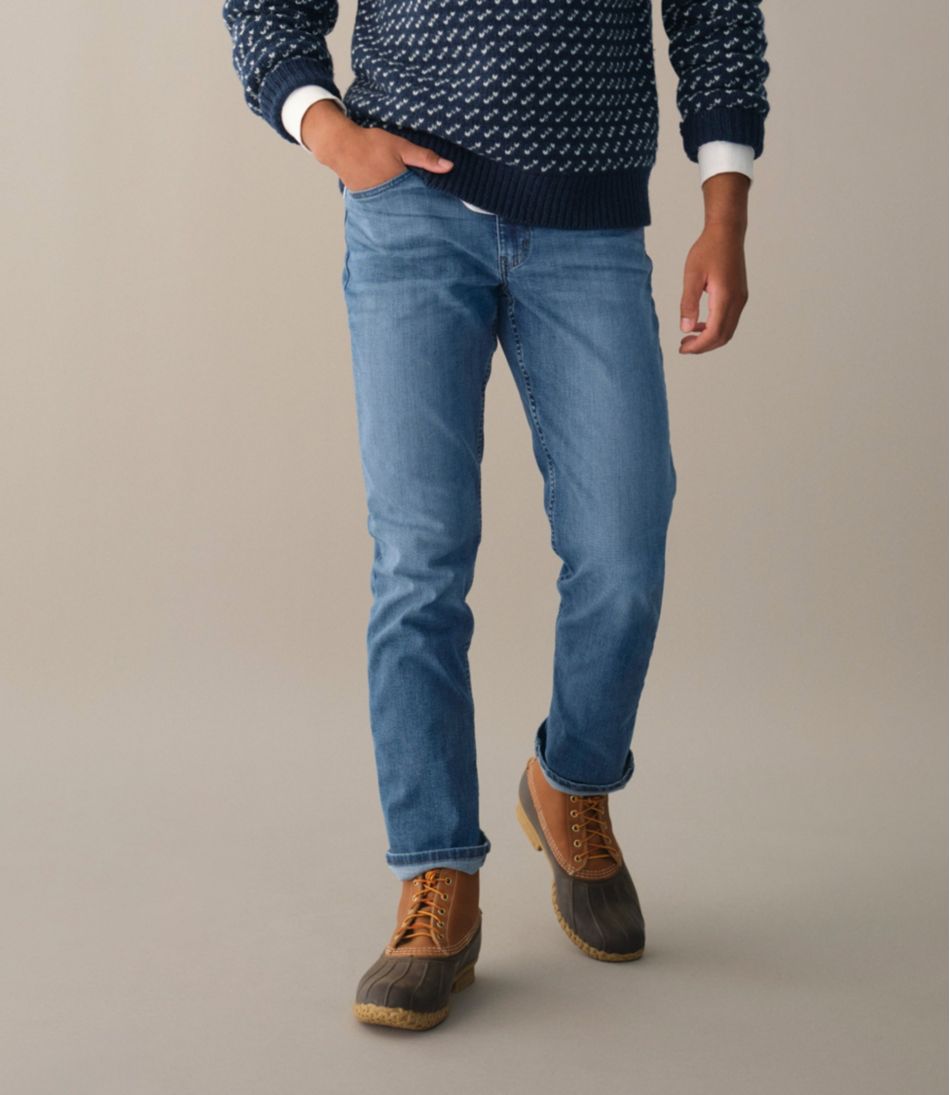 Men's BeanFlex® Jeans, Standard Athletic Fit, Straight Leg | L.L.Bean Classic