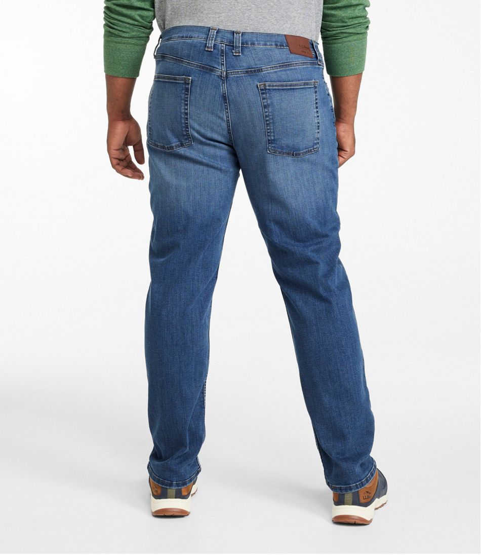 Men's BeanFlex® Jeans, Standard Athletic Fit, Straight Leg | L.L.Bean Classic